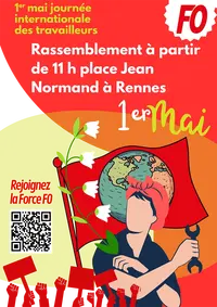 Manifestation du 1er Mai à Rennes